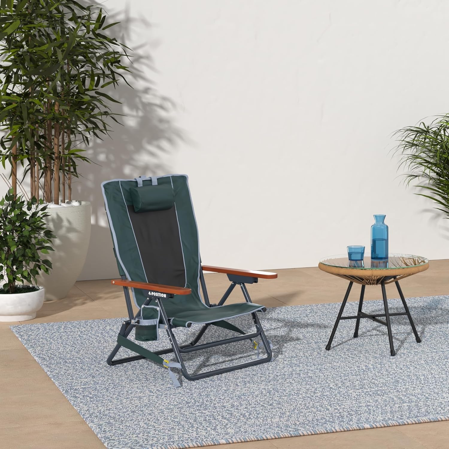 GCI Outdoor Wilderness Backpacker Reclining Camping Chair - Image 2