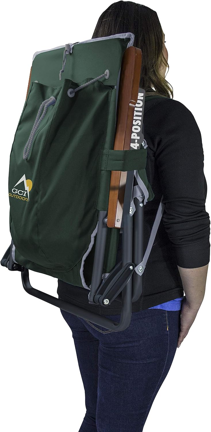 GCI Outdoor Wilderness Backpacker Reclining Camping Chair - Image 5