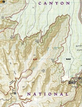 Grand Canyon, North and South Rims [Grand Canyon National Park] (National Geographic Trails Illustrated Map)