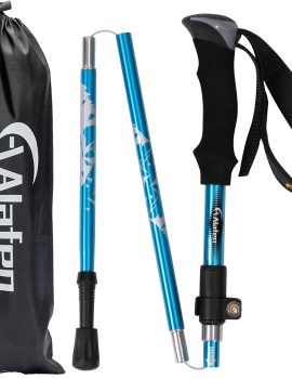 Walking Stick – Collapsible Trekking Pole for Men and Women,7075 Aluminum Hiking Stick for Seniors